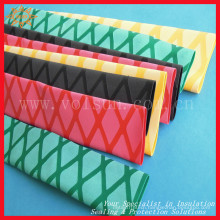 Nonslip heat shrink tubing for tennis racket